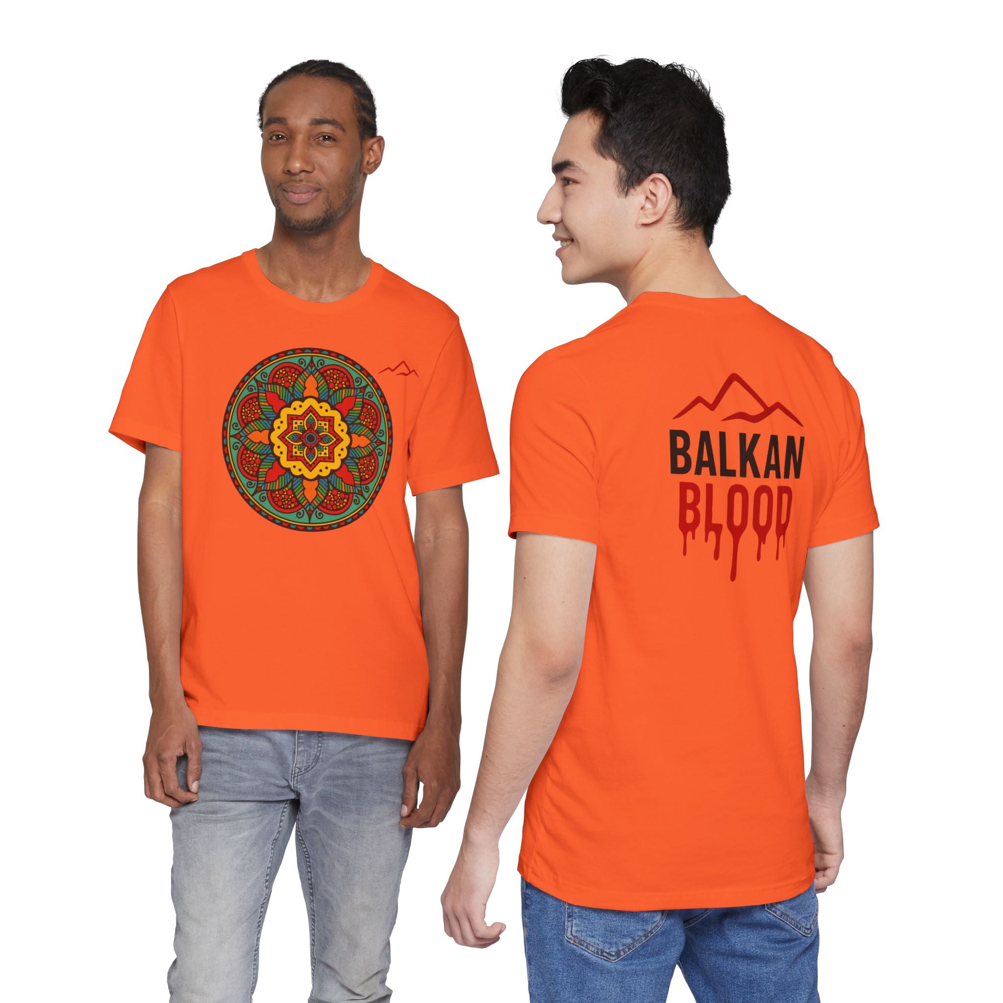 Balkan Blood Tee — Red Drip Logo