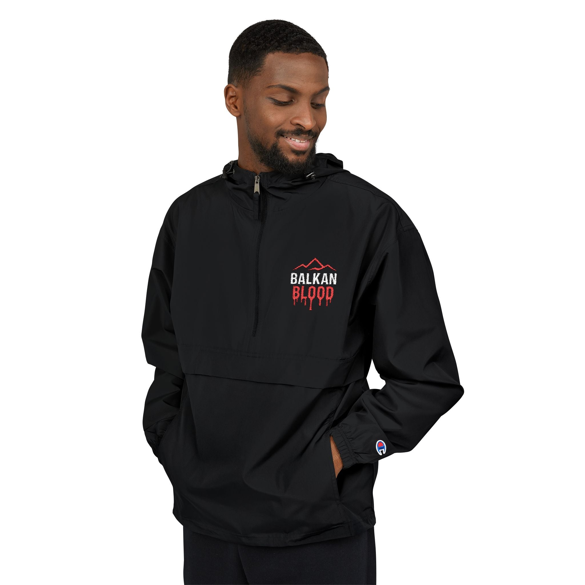 Anorak Jacket with Embroidery BalkanBlood Logo