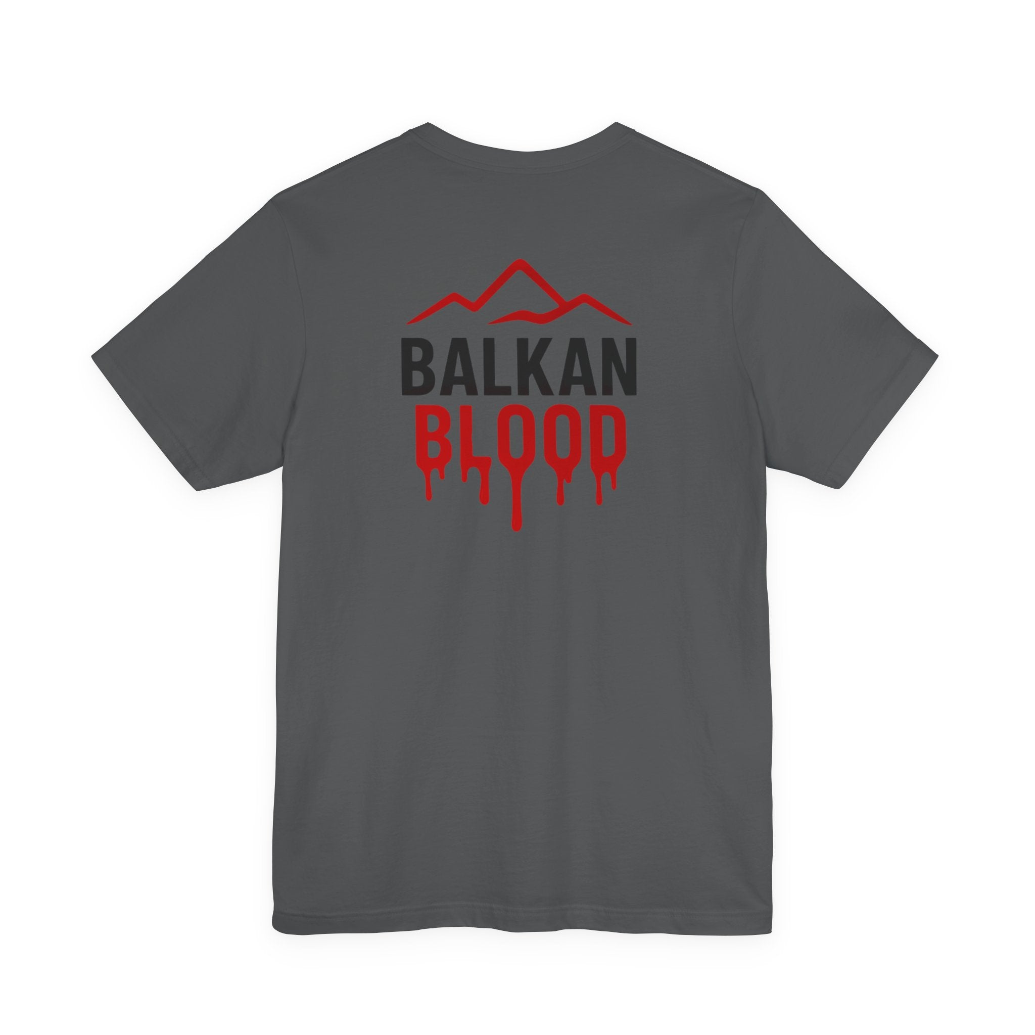 Balkan Blood Tee — Red Drip Logo