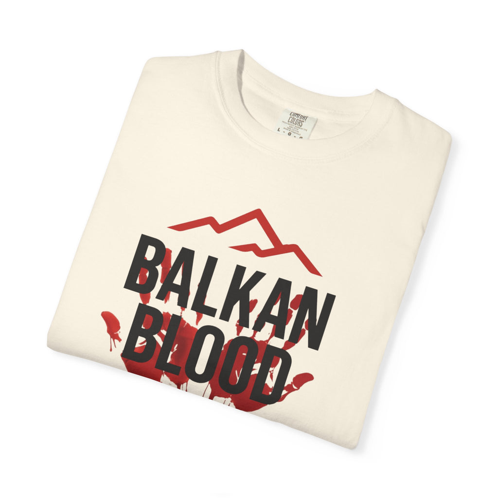 Balkan Blood Graphic T-Shirt, Unisex Streetwear, Fashion Statement Tee, Edgy Gift for Music Lovers, Halloween Apparel