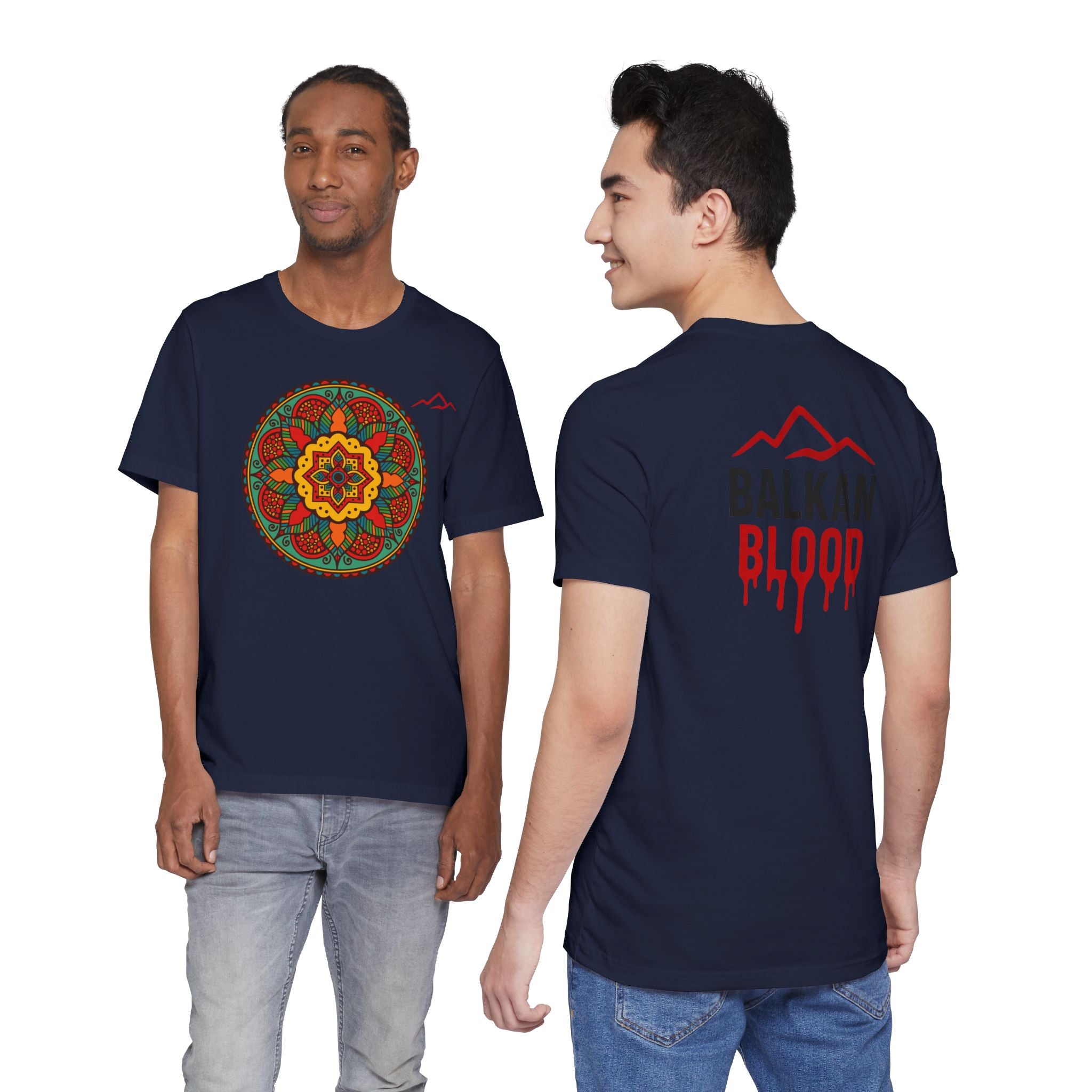 Balkan Blood Tee — Red Drip Logo