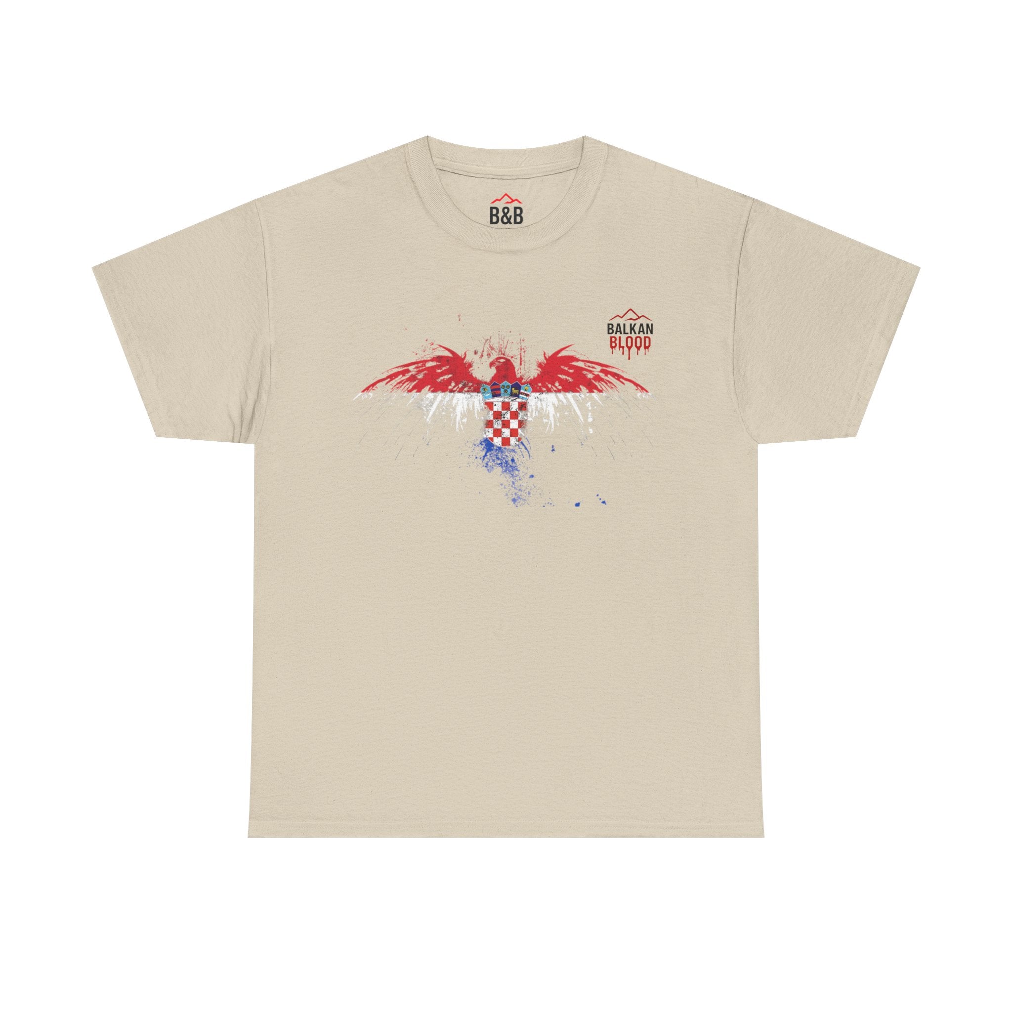 Croatia/Zagreb Unisex Heavy Cotton Tee