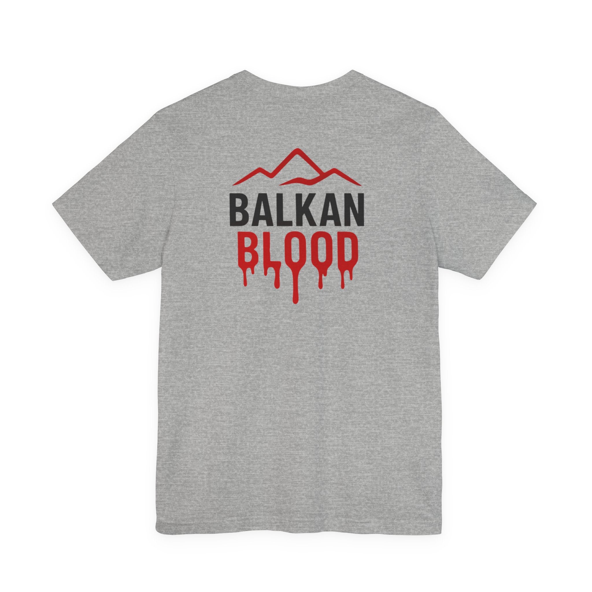 Balkan Blood Tee — Red Drip Logo