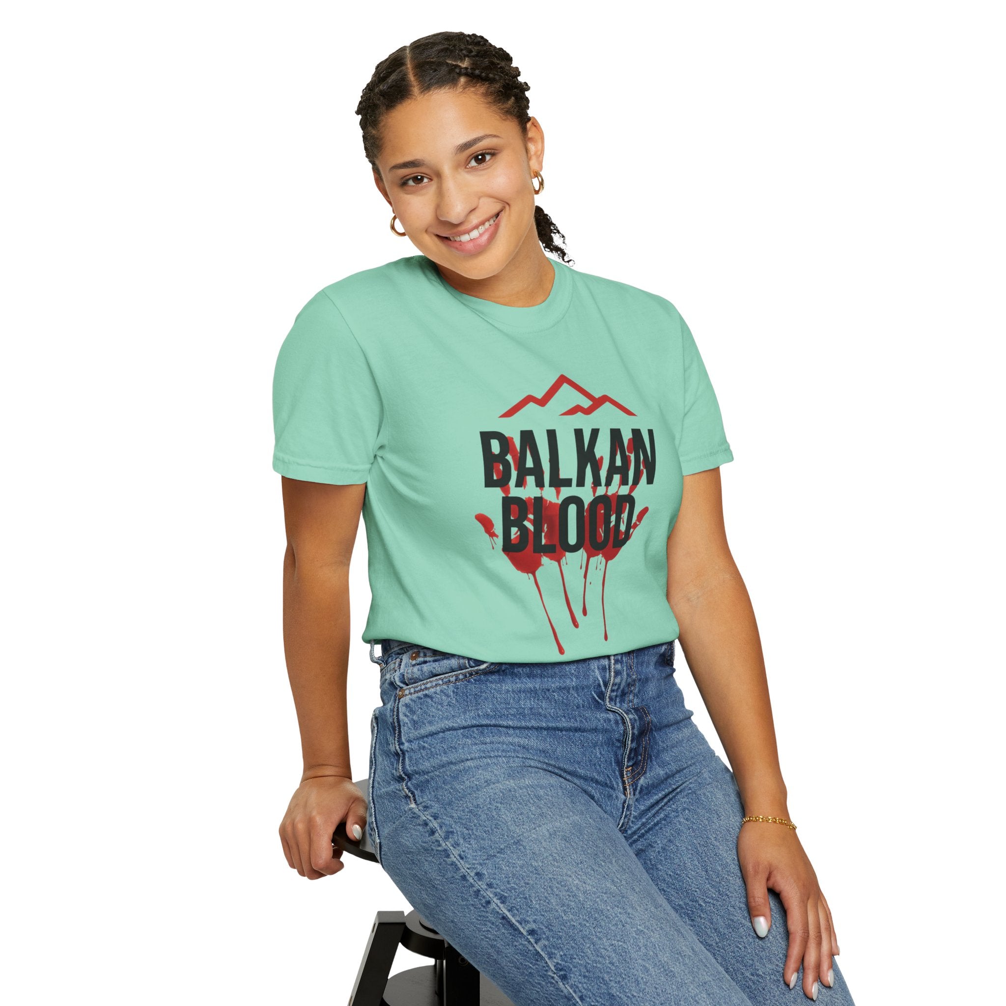 Balkan Blood Graphic T-Shirt, Unisex Streetwear, Fashion Statement Tee, Edgy Gift for Music Lovers, Halloween Apparel