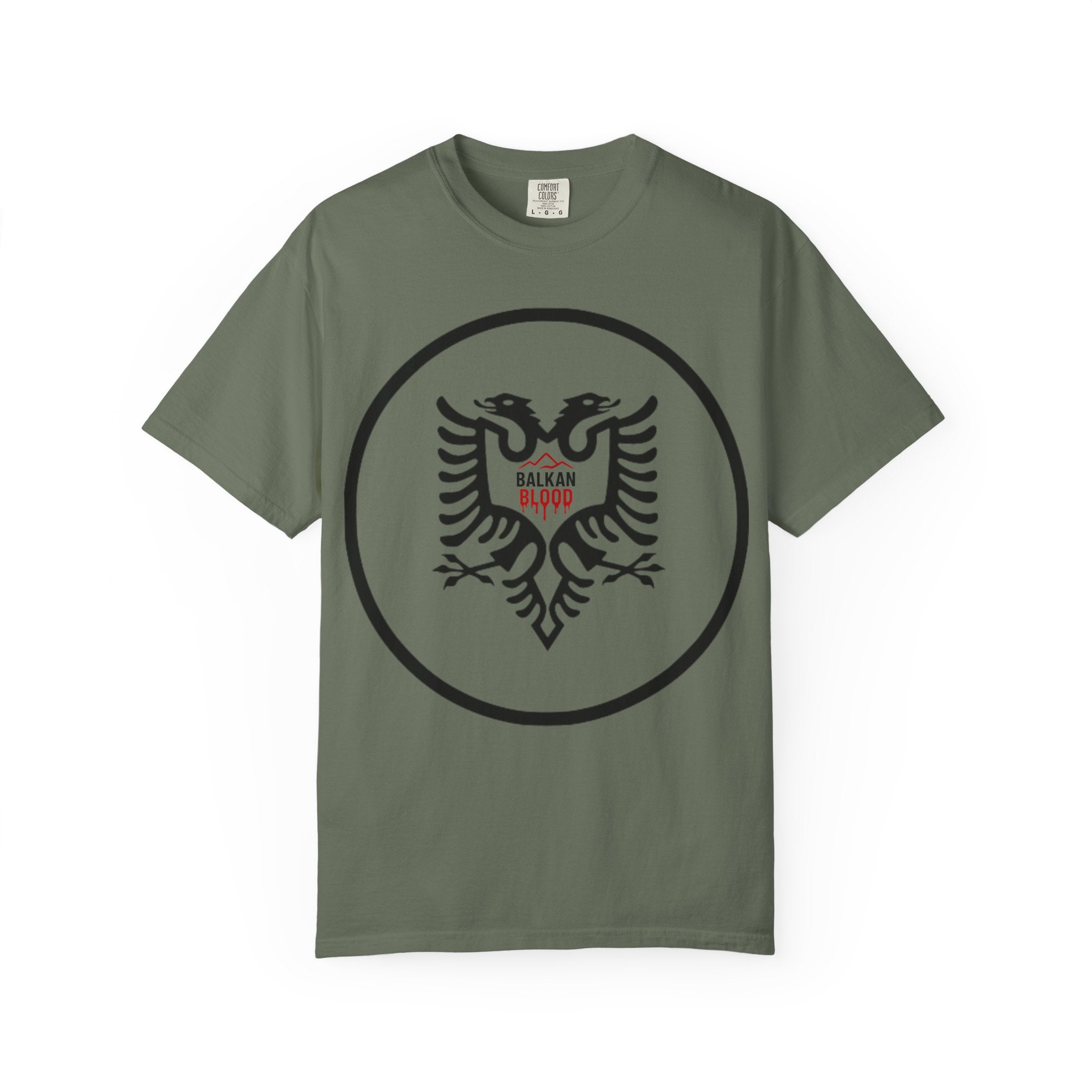 Albanian Balkan Heritage T-Shirt - Unisex Garment-Dyed Tee