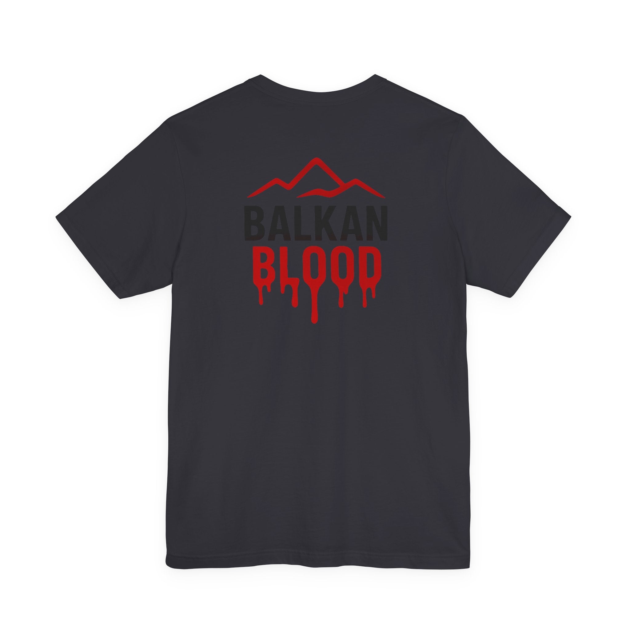 Balkan Blood Tee — Red Drip Logo