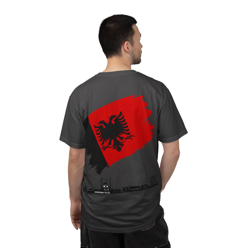 Albanian Balkan Heritage T-Shirt - Unisex Garment-Dyed Tee