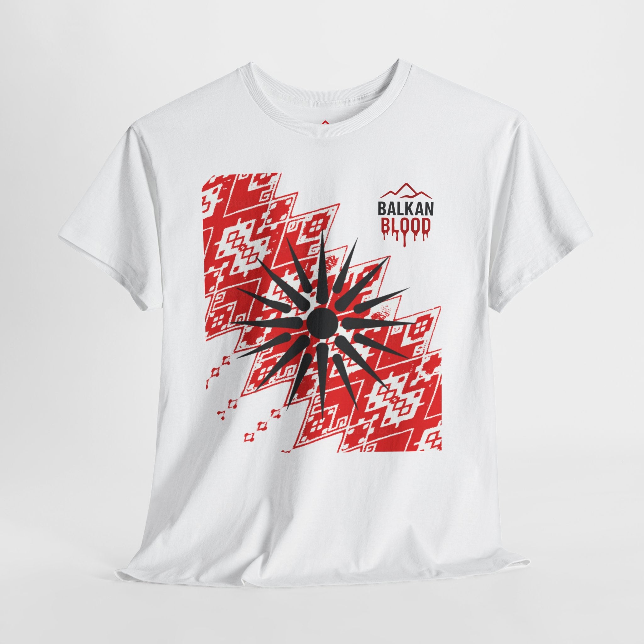 Macedonian Balkan Blood Unisex Heavy Cotton Tee