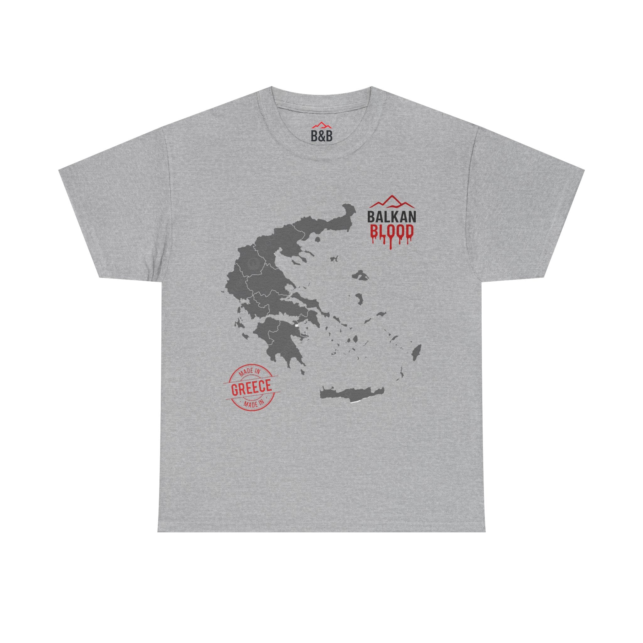 Grece/Balkan Blood Tee | Unisex Heavy Cotton T-Shirt