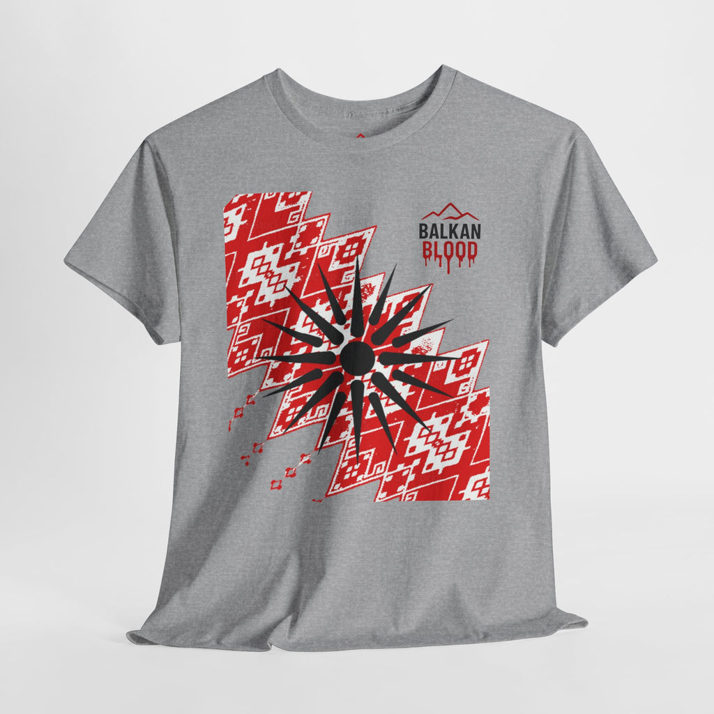 Macedonian Balkan Blood Unisex Heavy Cotton Tee