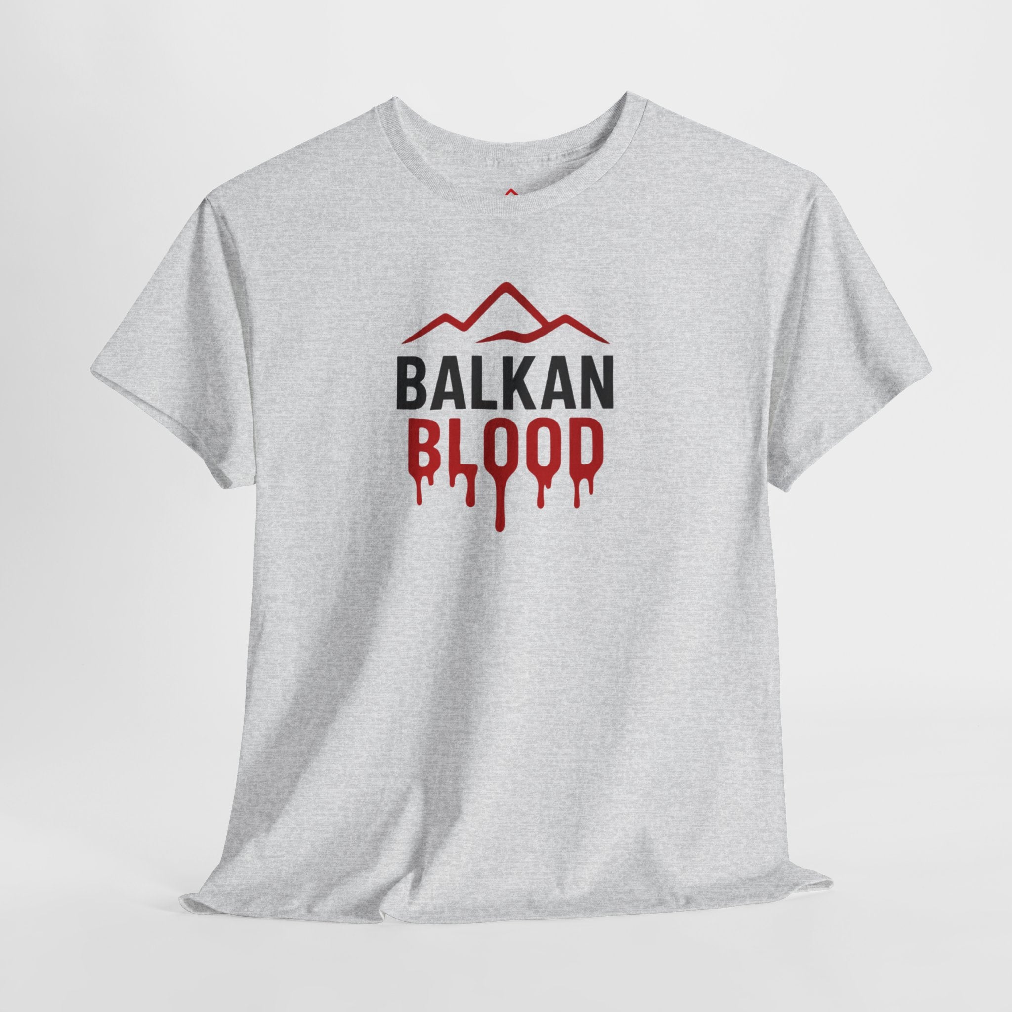 Balkan Blood T-Shirt — Heritage Graphic Tee with Multilingual “Blood” Back Print