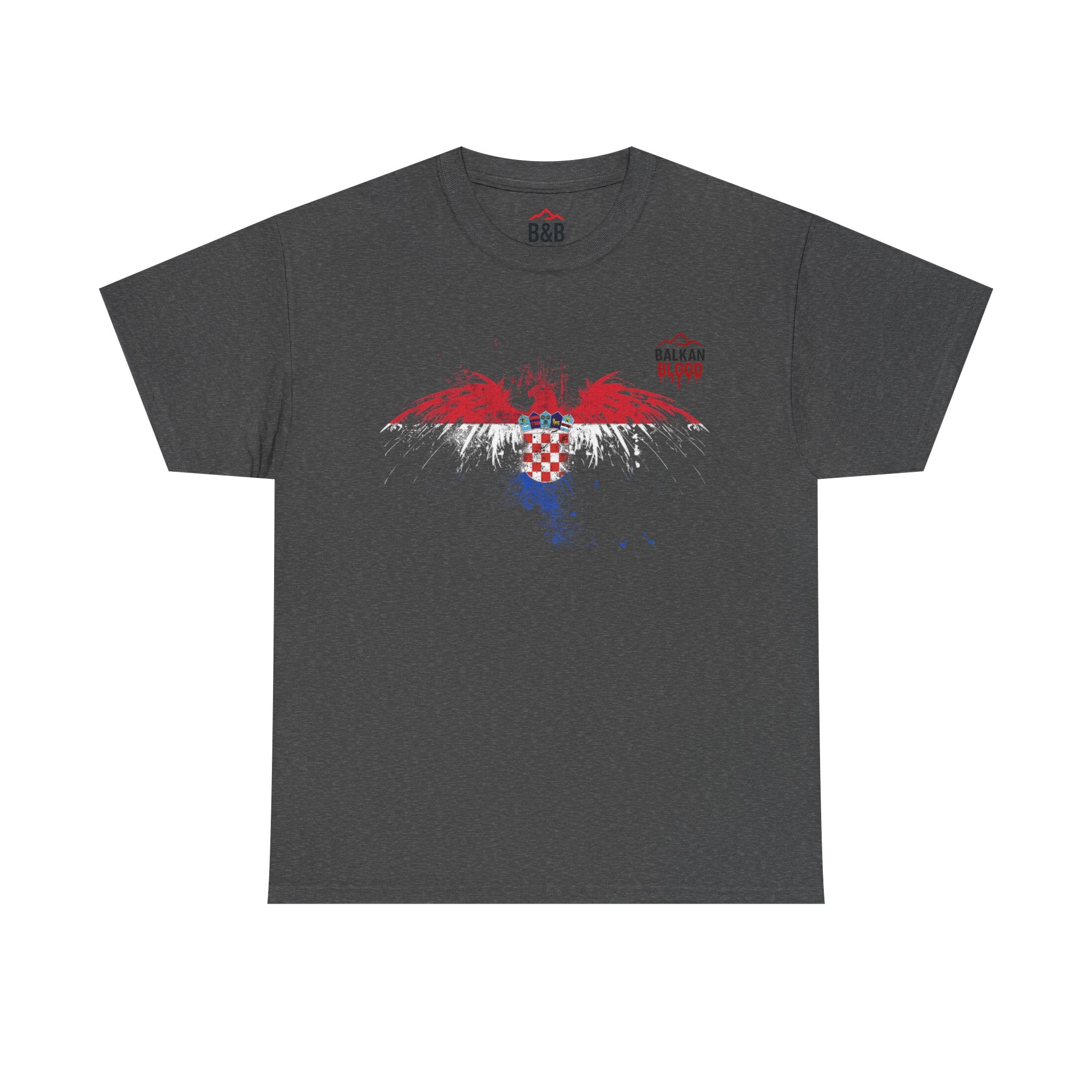 Croatia/Zagreb Unisex Heavy Cotton Tee