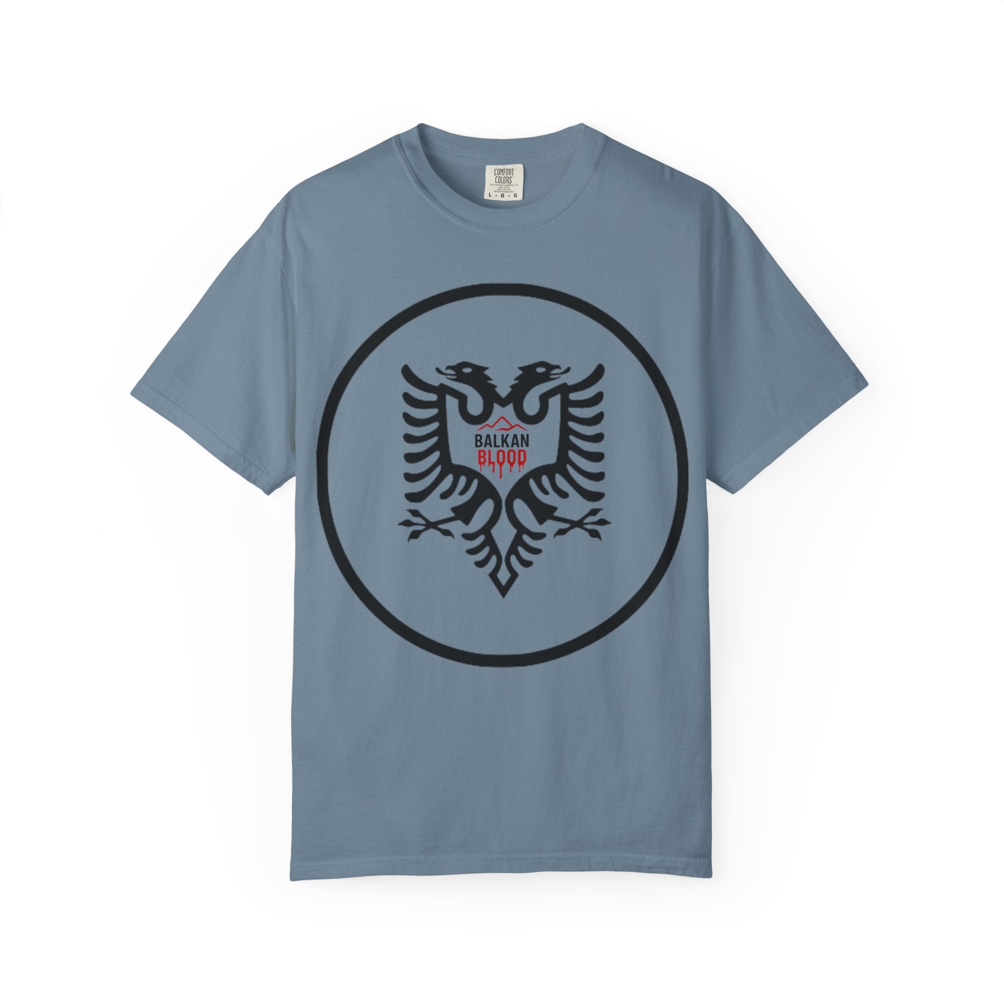 Albanian Balkan Heritage T-Shirt - Unisex Garment-Dyed Tee