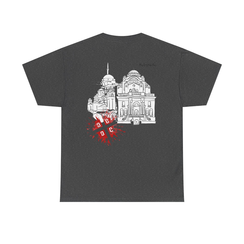 Serbian Heritage Tee, Balkan Blood Shirt, Unisex Cotton T-shirt