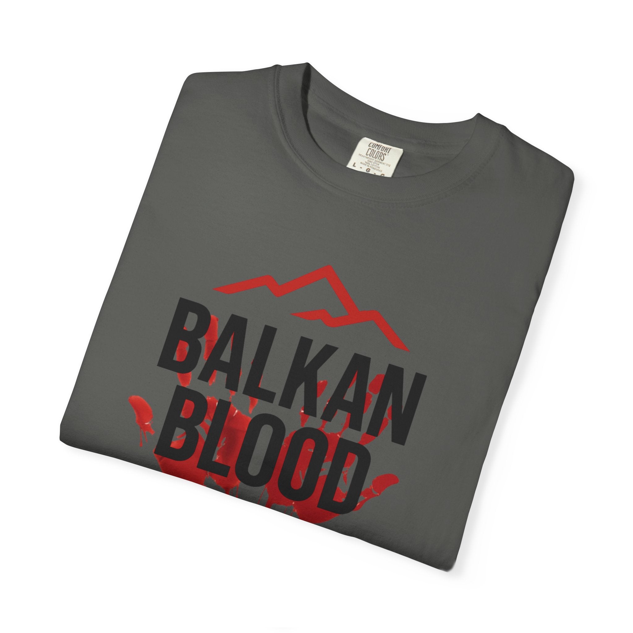 Balkan Blood Graphic T-Shirt, Unisex Streetwear, Fashion Statement Tee, Edgy Gift for Music Lovers, Halloween Apparel