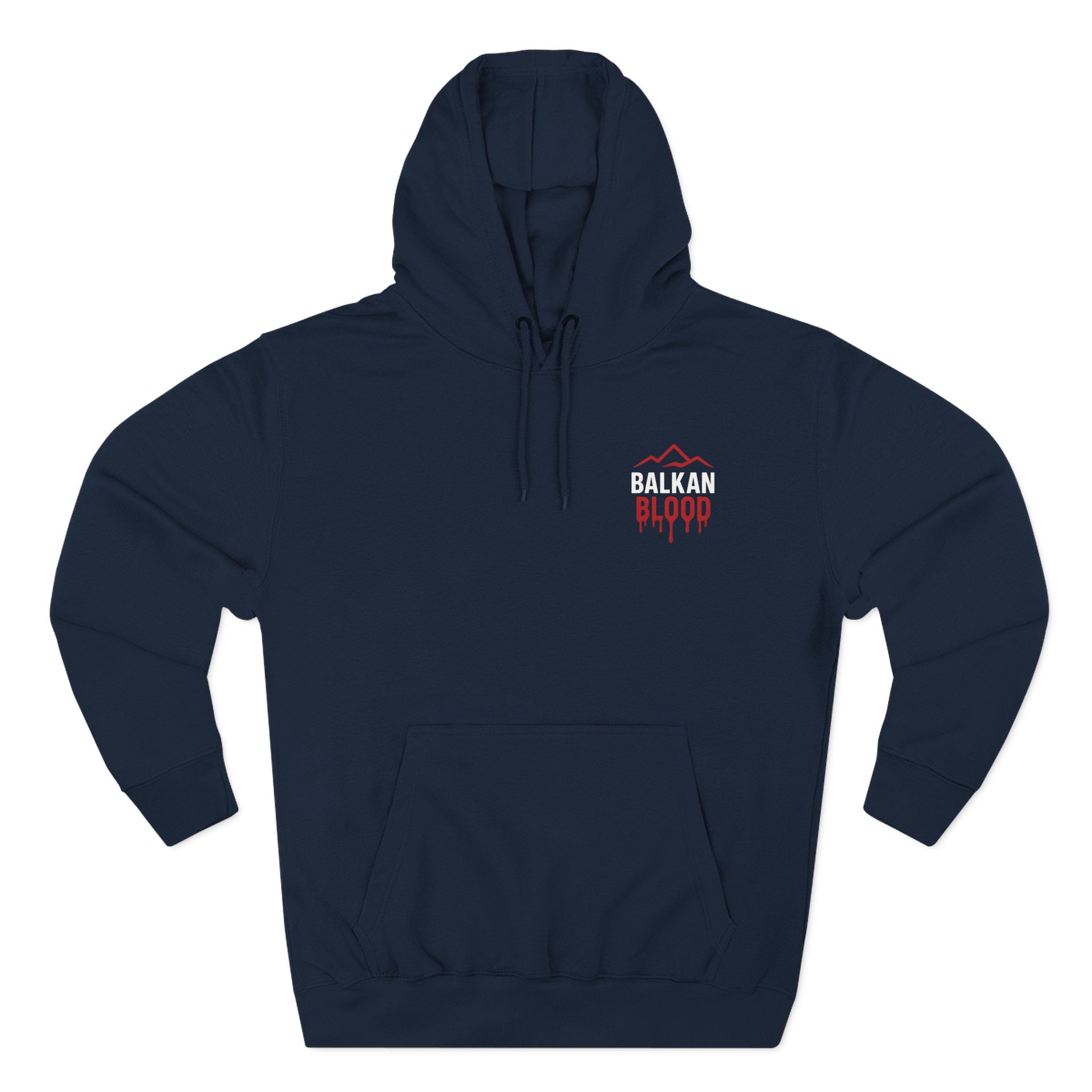 Balkan Blood Hoodie - Cozy Fleece Sweatshirt for Outdoor Adventures