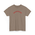 Embroidery Balkan Blood T‑Shirt — Red Arch Logo