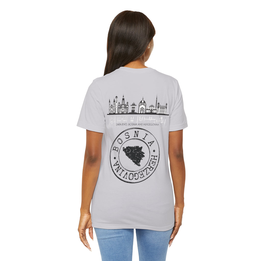 Bosnia Heritage Unisex Tee, Cultural Pride,