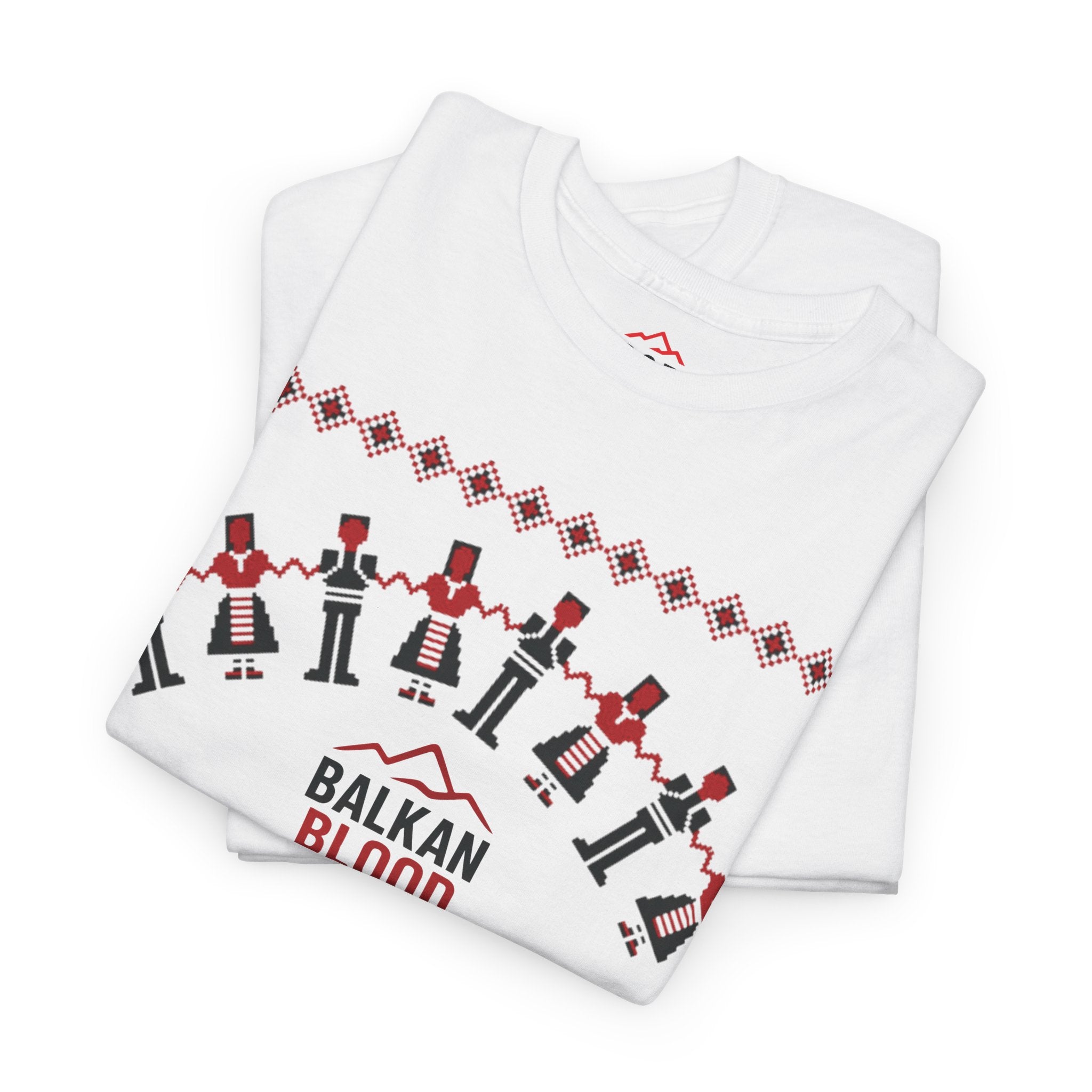 Balkan Blood Graphic Tee, Celebratory Unisex Cotton Shirt