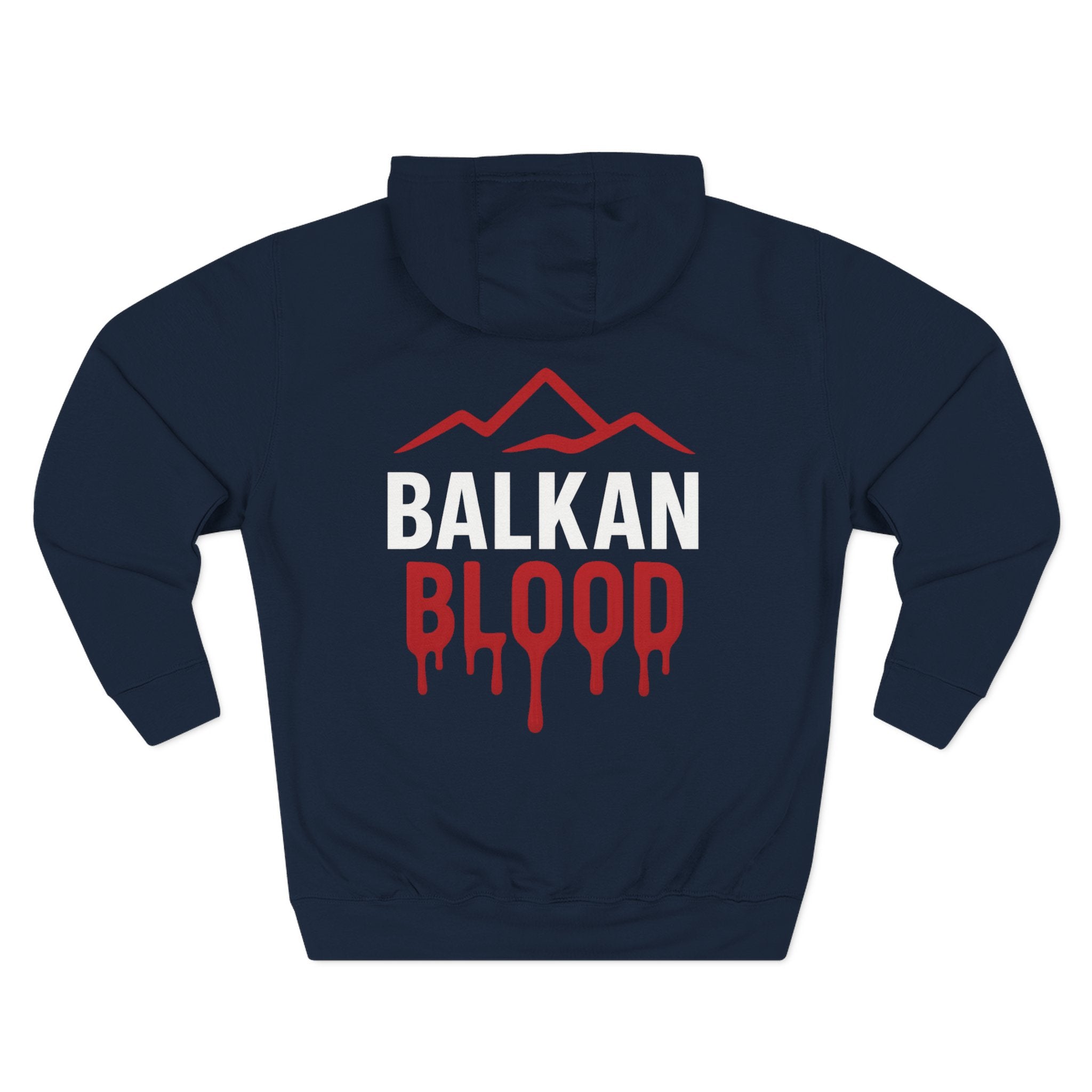 Balkan Blood Hoodie - Cozy Fleece Sweatshirt for Outdoor Adventures