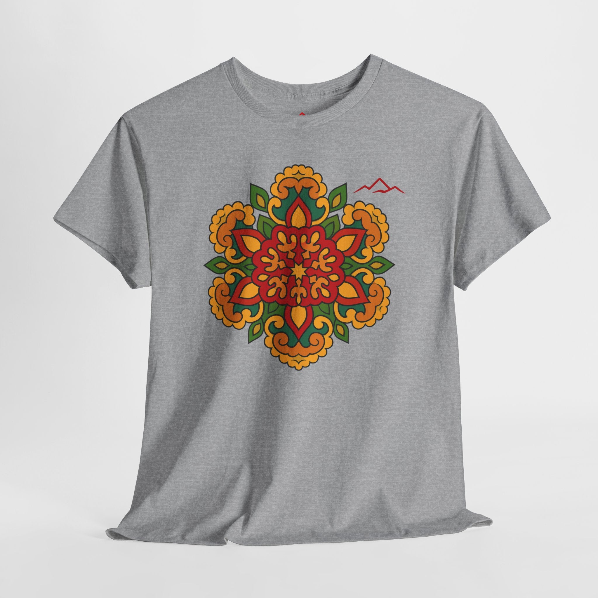Balkan Blood T‑Shirt — Traditional Balkan Floral Medallion