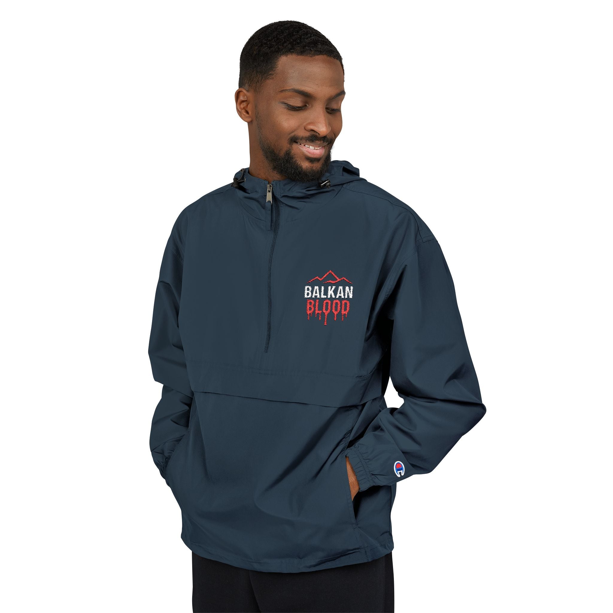 Anorak Jacket with Embroidery BalkanBlood Logo