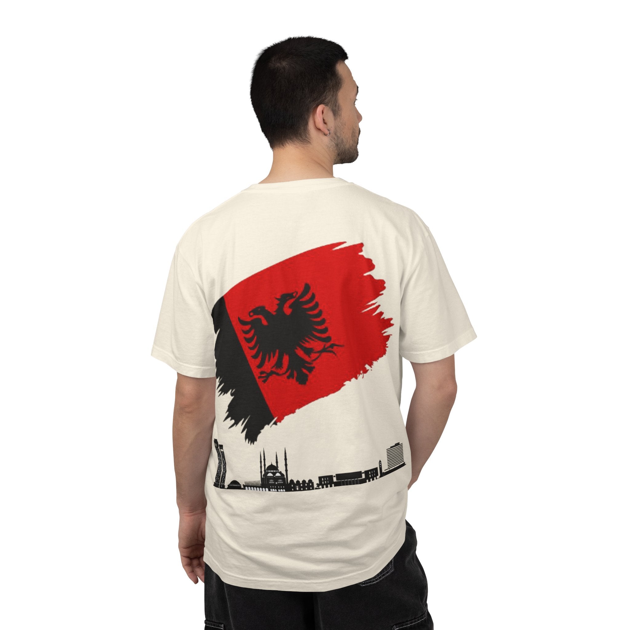 Albanian Balkan Heritage T-Shirt - Unisex Garment-Dyed Tee