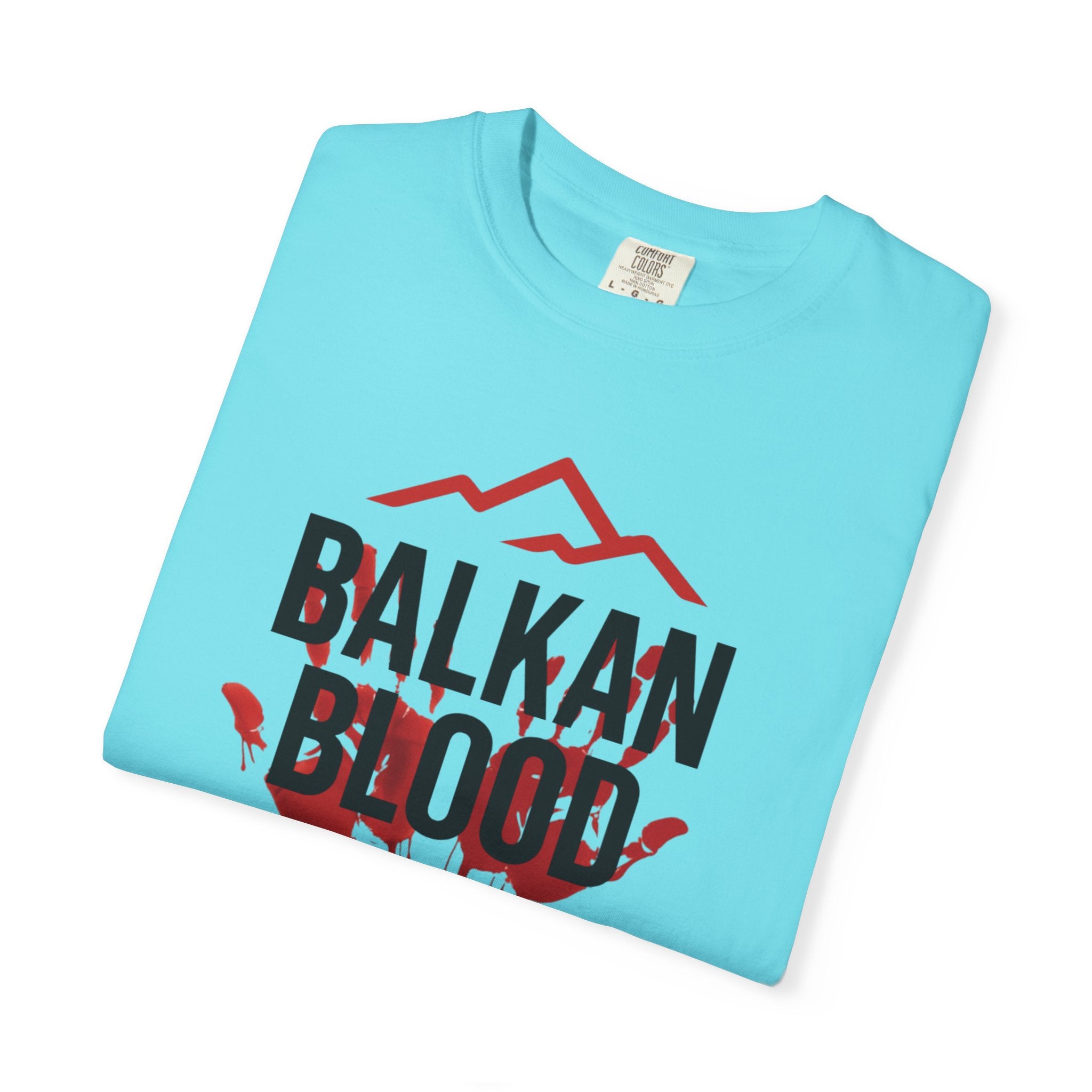 Balkan Blood Graphic T-Shirt, Unisex Streetwear, Fashion Statement Tee, Edgy Gift for Music Lovers, Halloween Apparel