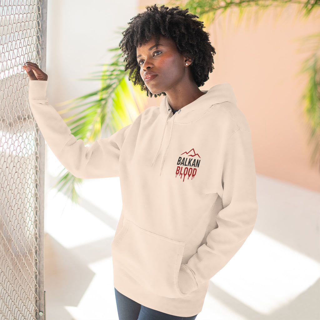 Balkan Blood Hoodie - Cozy Fleece Sweatshirt for Outdoor Adventures