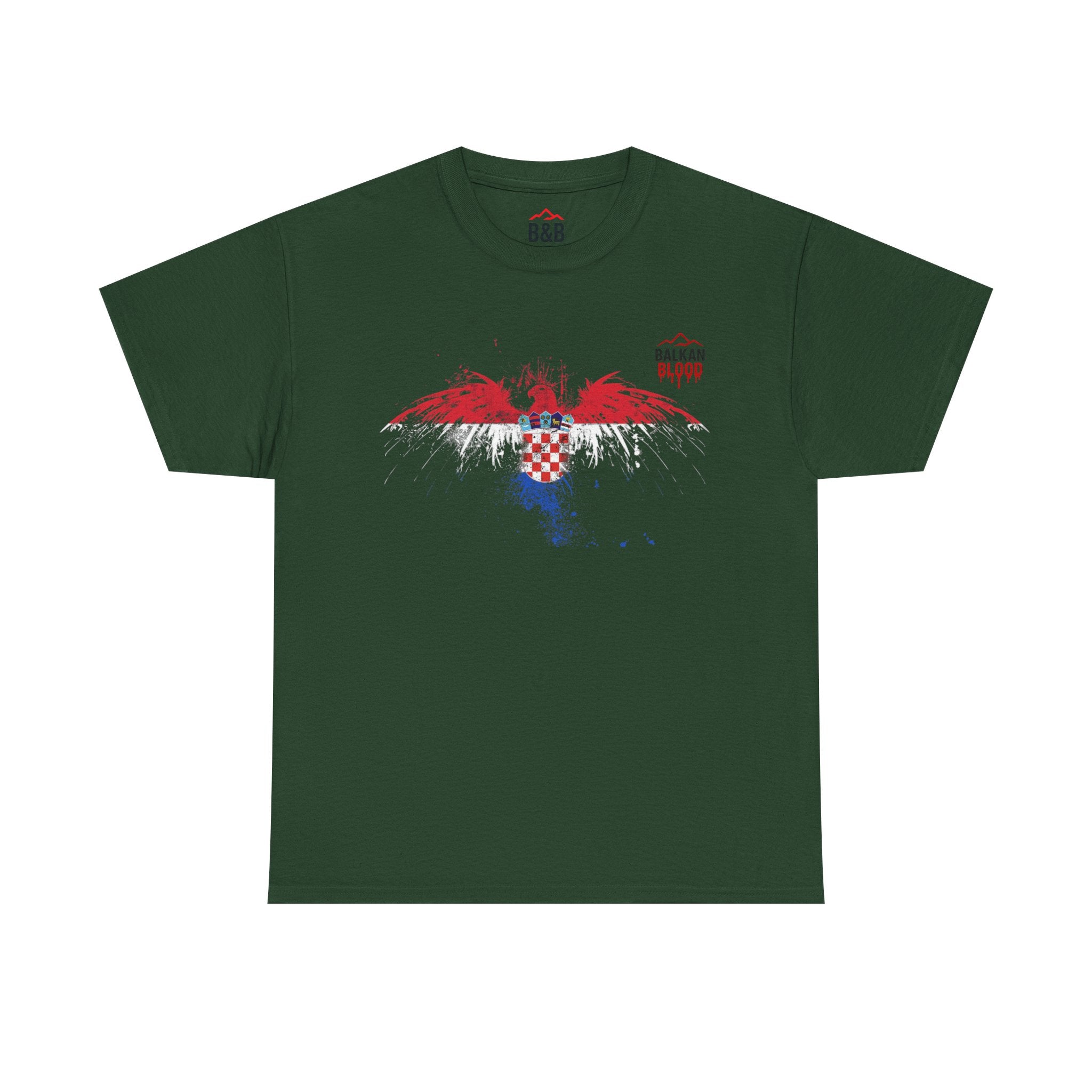 Croatia/Zagreb Unisex Heavy Cotton Tee