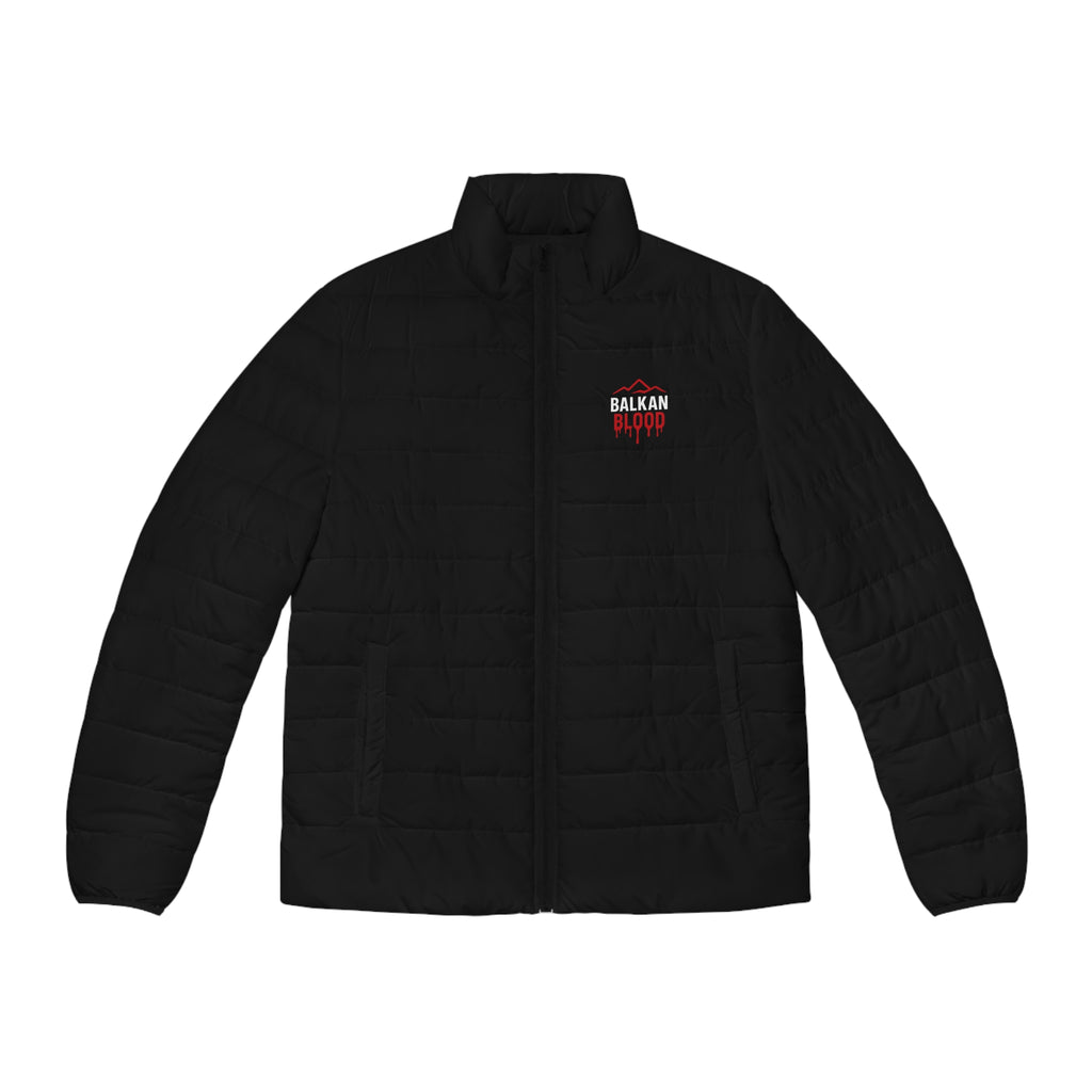 Balkan Blood Puffer Jacket — Men's Insulated Quilted Coat